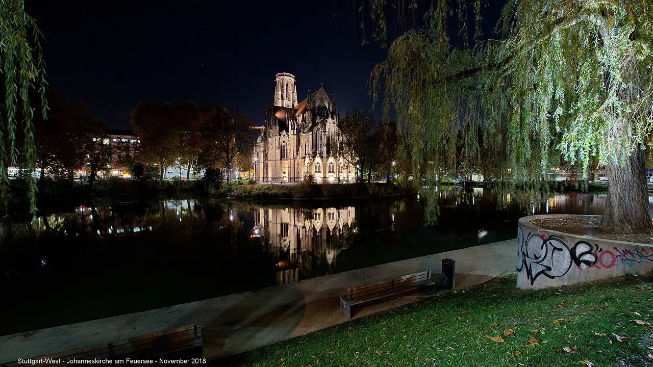 Johanneskirche am Feuersee in Stuttgart-West
